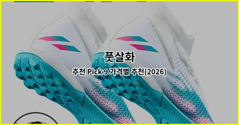 풋살화 추천 Pick 9 가격별 추천(2026)