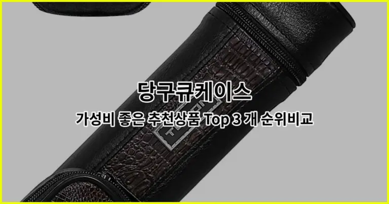 당구큐케이스 가성비 좋은 추천상품 Top 3 개 순위비교